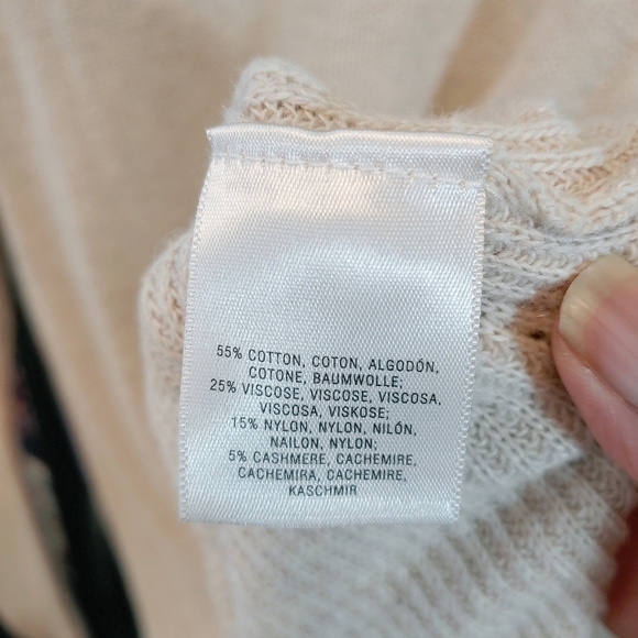 Moth Anthropologie Round Neck Long Sleeves Tunic Sweater Sz L Minimalist Popover - Picture 9 of 12